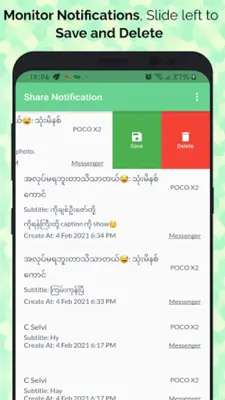 Share Notification android App screenshot 9