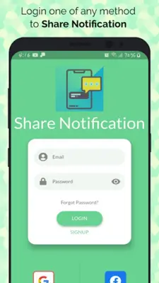 Share Notification android App screenshot 11