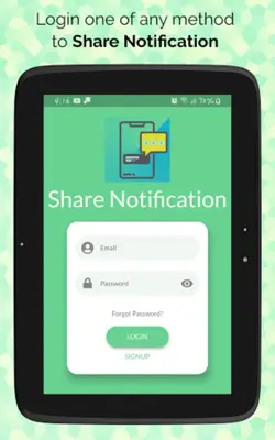 Share Notification android App screenshot 3