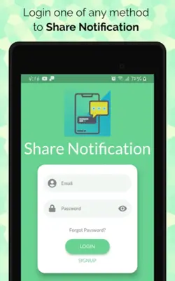 Share Notification android App screenshot 7